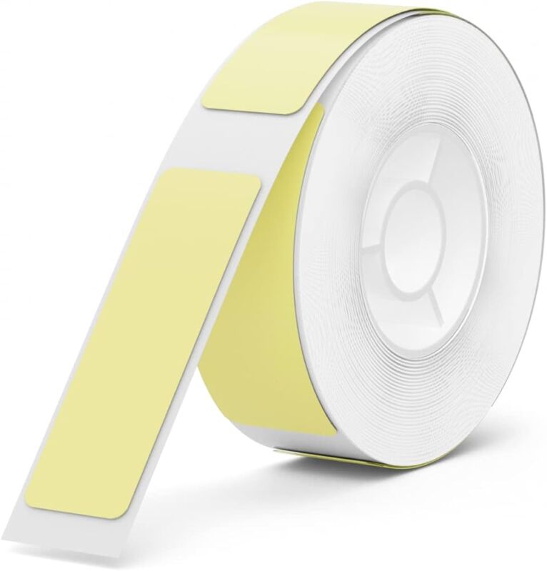 Αυτοκόλλητες ετικέτες Light Yellow Niimbot