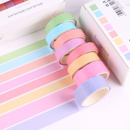 Washi tapes light colour